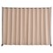 Polyester Fabric Carbon Steel Room Divider with Wheels & Privacy Curtain
